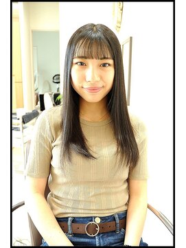 メタ(META) カット+海洋深層水再生縮毛矯正ストレート※クリスタル縮毛矯正