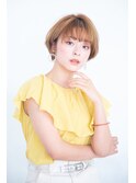 透明感*前下がりショート