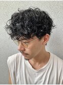 メンズスパイラルパーマ