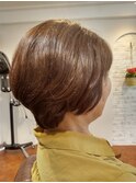 乾かすだけでまとまるショートグラ