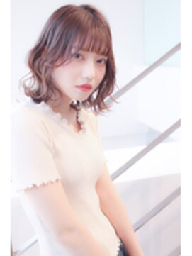 クシュ 所沢東口店(kusyu...) 20代/30代/ボブウルフ/ココアベージュ/黒髪/グレージュカラー