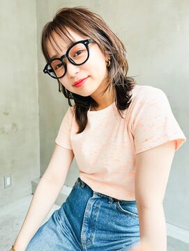 レニーバイエース(LANY by ACE) 【LANY横浜】ミディアムレイヤー×シースルーバング