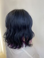 ジッピー ヘアーコレクション&nbsp;ネイビー×インナーパープル