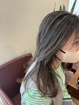 アメイジングヘアー 千歳店(AMAZING HAIR) 3Dカラー/立体感/白髪ぼかし/シルキーベージュ/大人ロング