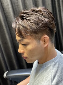 ヒロギンザ 新橋銀座口店(HIRO GINZA) かきあげ風ニュアンスパーマスタイル