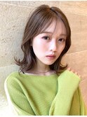 大人可愛いミディアムレイヤー
