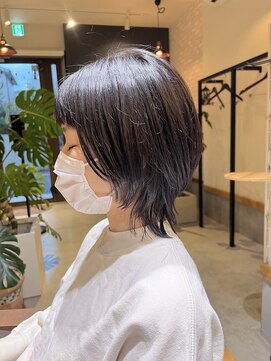ヘア サロン ルート 幕張(Hair Salon ROUTE) 《大人可愛い》くびれボブレイヤーネオウルフ [ROUTE 幕張店]