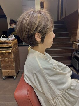 ゼロヘアー(zero hair) ハイライト×ショート