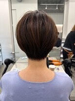 ジルブラン(JIL BLAN) ハイライトバレイヤージュダブルカラーショートカット30代40代