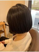 ツヤ/ボブ/縮毛矯正/髪質改善