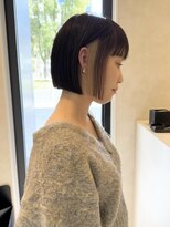 セラ(cella)&nbsp;ボブ/インナーカラー/前下がり/ぱっつん【岡村大介】