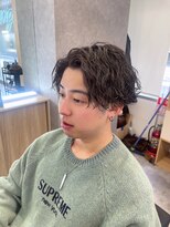 メンズサロン キング 梅田店(Men’s salon K!ng)&nbsp;波巻きツイストスパイラルパーマ/フェザーパーマ/眉毛/メンズ