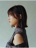 ぷつんとボブ20代/30代/40代/庭瀬