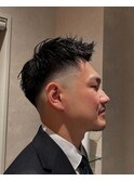 ベリーショート×スキンフェード