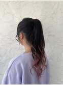 グラデーション　ピンクカラー