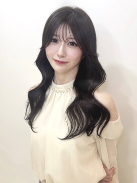 ユーフォリア 銀座(Euphoria) 【Conomi】ダークアッシュ 艶感 ケアカラー くびれ巻き レイヤー