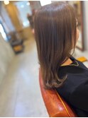 うる艶ベージュ×ちょっぴりレイヤー