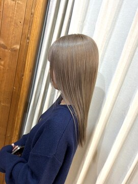 アフターニュース 新潟(afternews) ミルクティーベージュ/ダブルカラー/ケアブリーチ/髪質改善/新潟