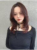 ミディアムレイヤーカット♪