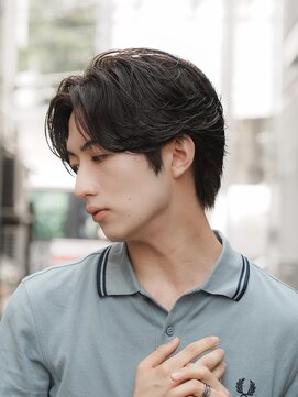 テクト バイアッシュ 吉祥寺店(Tect by Ash) フェザーパーマセンターパート毛流れパーマニュアンスパーマ