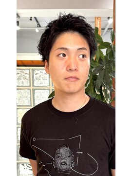 アイダブリューティー ヘア デザイン(IWT hair design) 刈り上げないスパイキーショート【大名/メンズカット】