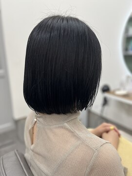 テーラヘアー 板橋店(TELA HAIR) ボブ×グレーネイビー♪