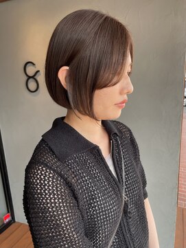 ヘア プロデュース キュオン(hair produce CUEON.) 大人顔まわり×ミニボブ