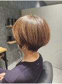 前下がりショートボブ