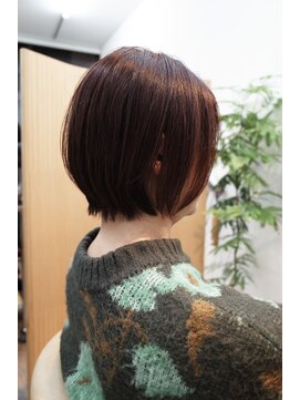 日々 大阪梅田(Hibi) 大人ショートボブ30代40代50代白髪染め