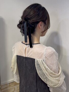 ヘアアレンジ＊品のあるシニヨンヘア【カミケン黒岩店/福島】