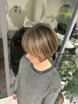 白髪ぼかし30代40代50代グレイカラー白髪染め白髪ぼかし