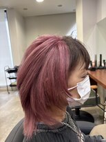 ソル(sol)&nbsp;色落ちまで可愛い！根元リタッチ×ペールピンク