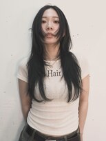 ピア ヤクイン(Pia Yakuin)&nbsp;ロング　ハッシュカット　レイヤー　地毛風カラー