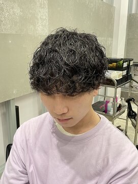 サンズ 梅田 中崎町(SUNS) 大きめカール波巻きパーマ