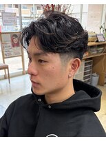 サラ HAIR&MAKE SALA 相模大塚店 ニュアンスパーマ センターパート
