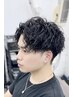 『何回でもOK』ツイストスパイラルパーマ＋メンズカット￥13750相武台/座間