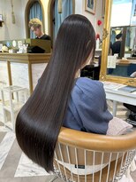 ロンドアベニール 北千住(Lond avenir)&nbsp;ダークパープル/髪質改善/縮毛矯正/オリーブベージュ/北千住