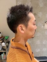 エムエイチザバーバー 本町(MH THE BARBER) 爽やかアップバングショート【北浜・淀屋橋】