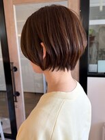 ビファイン 本店(Befine)&nbsp;チョコレートコーラルブラウンのショートボブ★