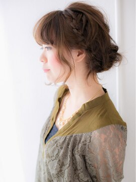 カバーヘア 上尾西口店(COVER HAIR) 編みこみ☆ゆるフワUP!