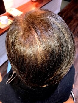 シャンプーキング(Shampoo king)の写真/”泡トリートメント”で頭皮を保護しつつ白髪をカバー♪ナチュラルで色鮮やかな発色仕上げ◎