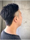 大人ツーブロック 【バーバーバー 八広】