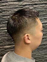 プレミアムバーバー 赤坂店(PREMIUM BARBER produce by HIRO GINZA)&nbsp;クロップ風フェード