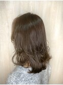 ＊アッシュベージュ×ミディ＊