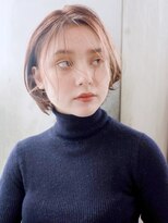 アイティー バイ アルバム 中野店(IT by ALBUM)&nbsp;くせ毛をいかしたショート_Aラインボブマロンベージュ_8332