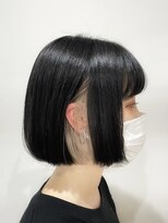 ホワイト 梅田(white)&nbsp;＊インナー＊ミルクティー×ボブ