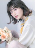 《花屋併設》オレンジ［酸性ストレート/ヘアセット]