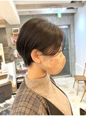 首が綺麗に見えるハンサムショート