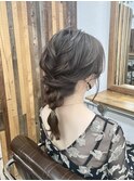 ニュアンス編み下ろし♪結婚式ヘア I-1217