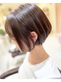 ふんわり優しいショートボブ